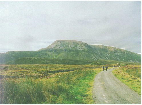 View of approach to Muckish.
